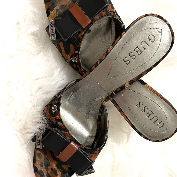 Guess Animal Print Slip on Heels - Picture 6 of 12